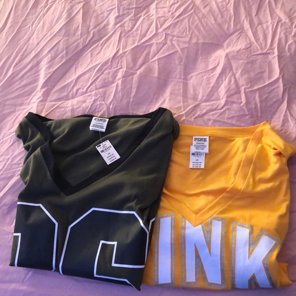 Brand new Pink shirts